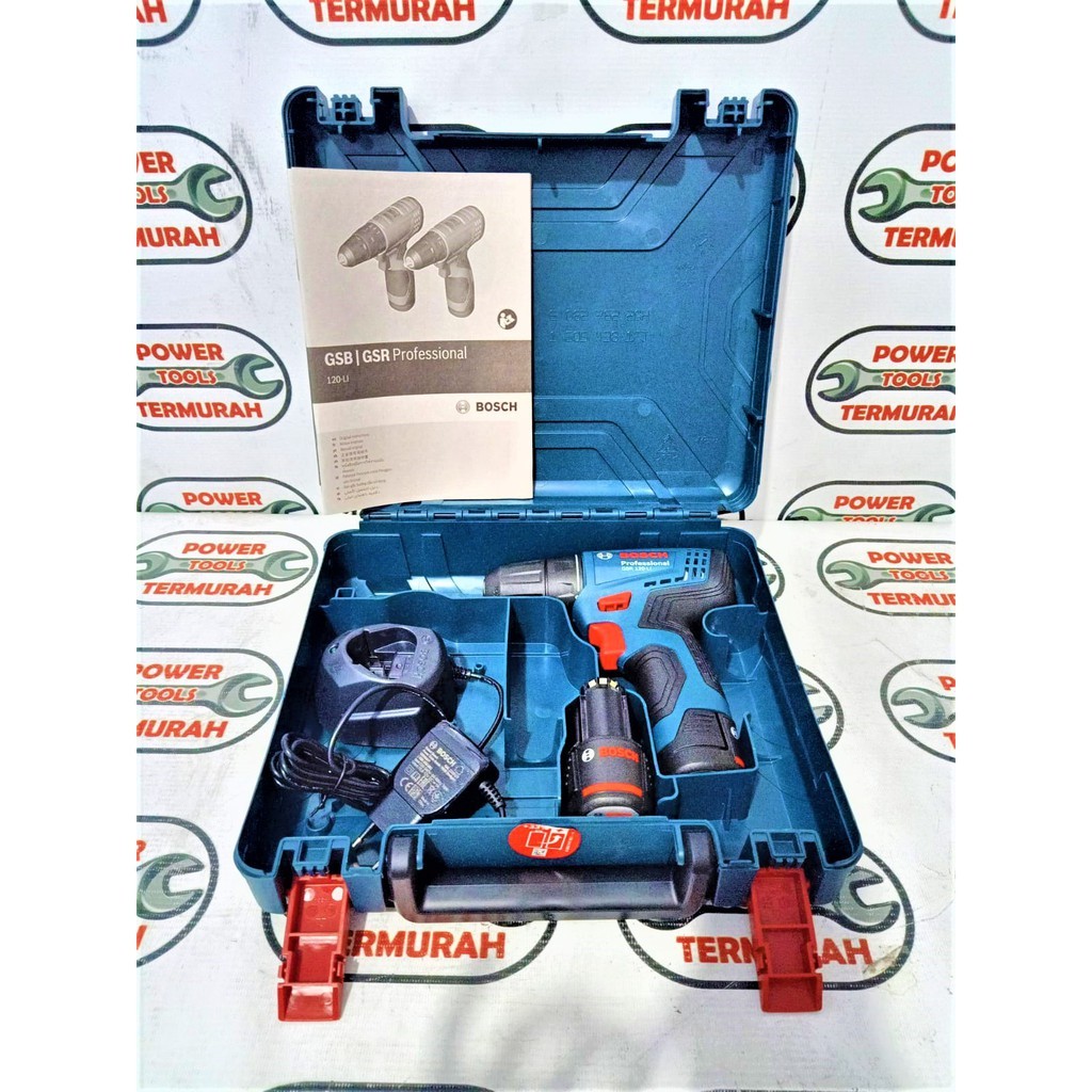 

BOR CHARGE BOSCH GSR 120-LI CORDLESS DRILL BOR BATERAI 12V