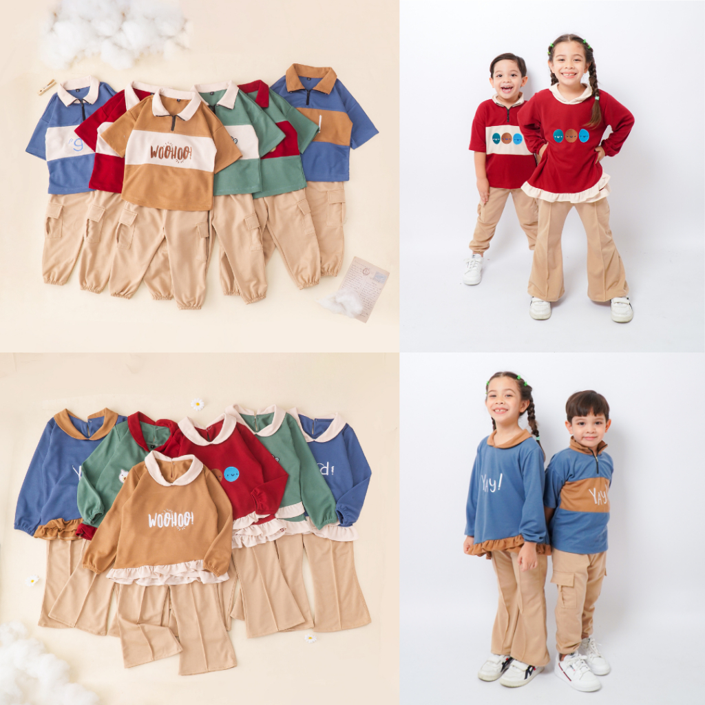 NARA | LACIA SERIES | TOBELI KIDS | SETELAN COUPLE ANAK