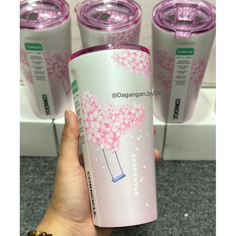 Tumblr Starbucks x Corkcicle Cherry Blossoms Edition Original 100% 15oz