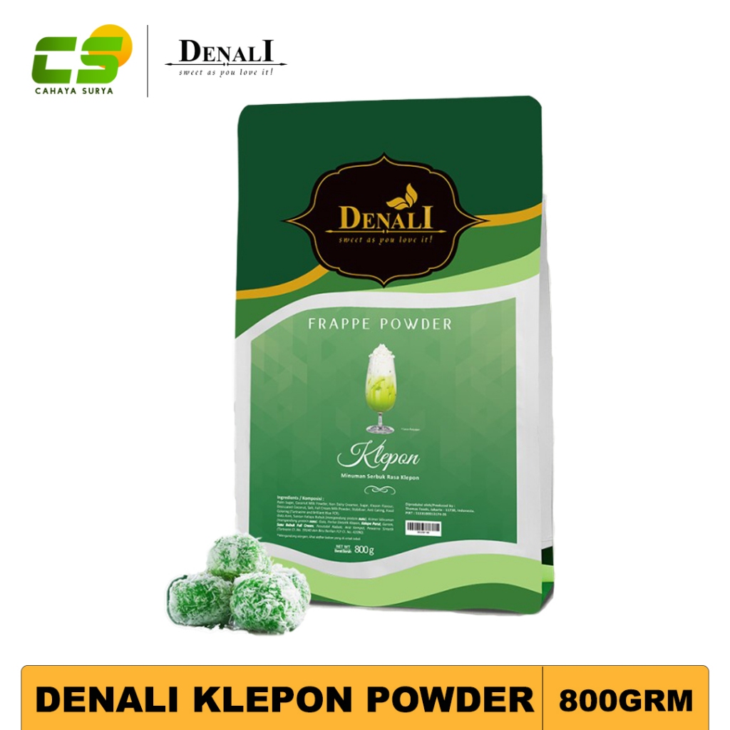 

Denali Powder / Bubuk Minuman - Klepon 800 gr