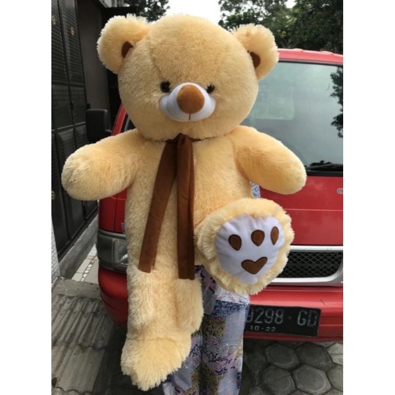 boneka beruang teddy bear syal TELAPAK jumbo