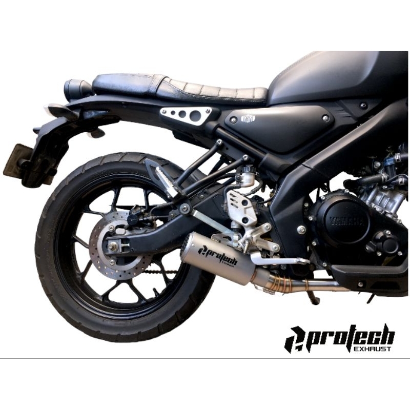 Knalpot Protech Underbelly/kolong Yamaha Xsr 155 Fullsystem bonus db killer
