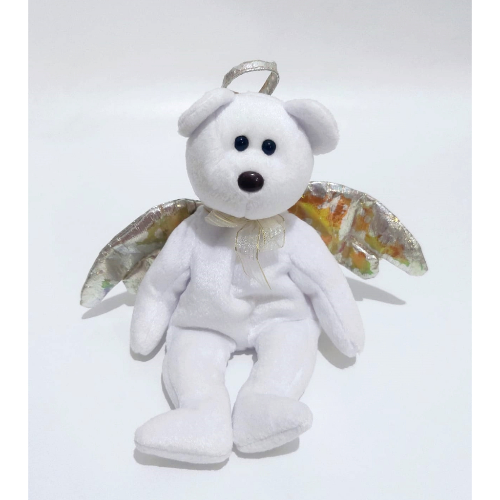 Boneka Teddy Bear Ty Beanie Babies Halo II Original Teddy Bear Angel