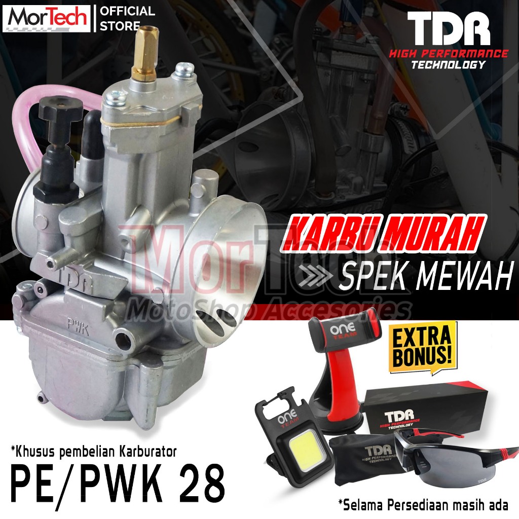 Karburator Karbu TDR PE PWK 28 Carbu Carburator PE28 Ori TDR Racing Needle Thailand Original Univers