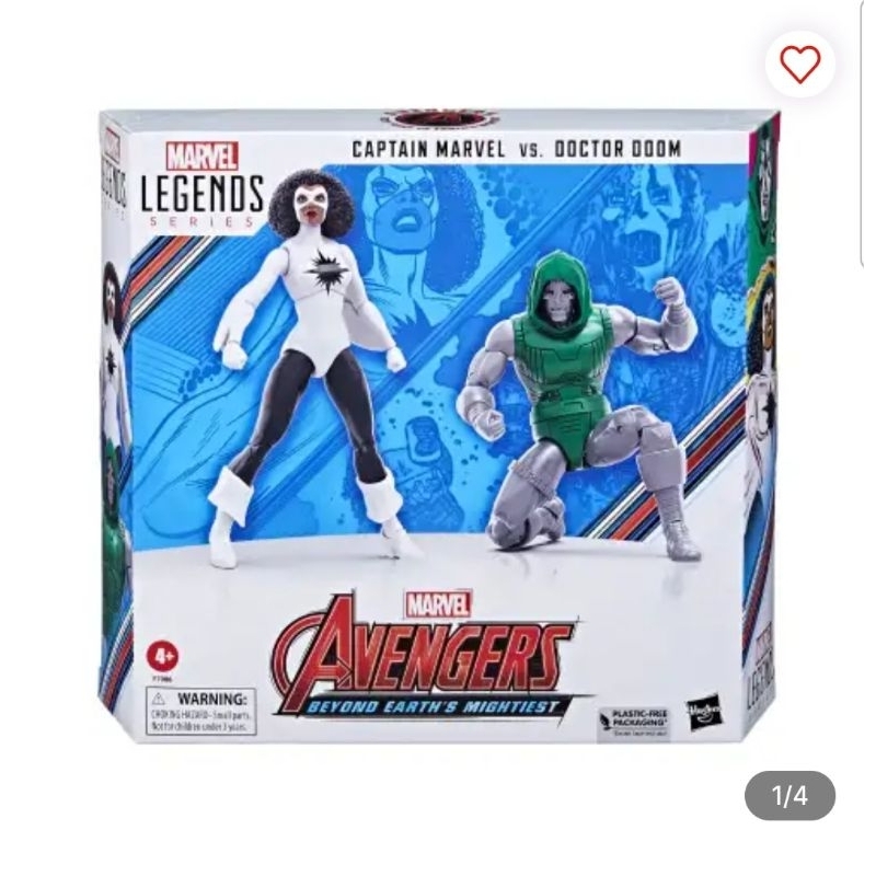 Marvel Action Figure Legends Series Captain Marvel Vs Doom Anv 5