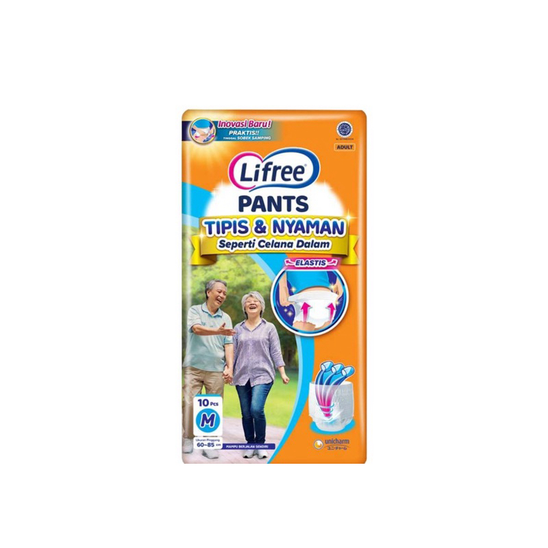 LIFREE Popok Celana Dewasa Lansia M10