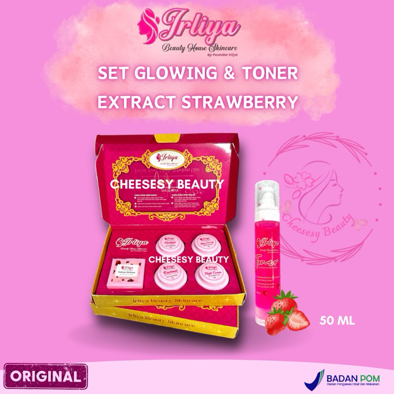 IRLIYA BEAUTY SKINCARE ( SET GLOWING + TONER 50ML )