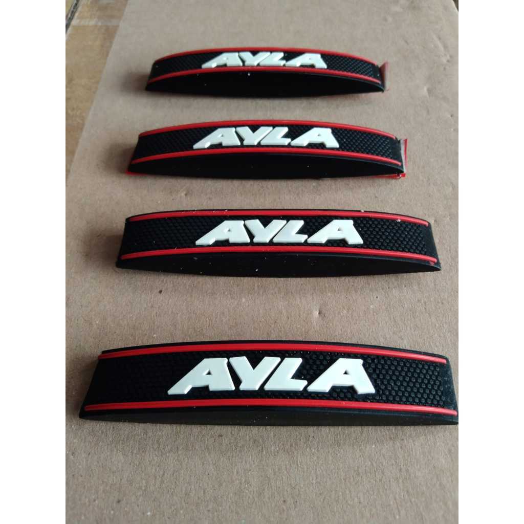 Door Guard Pelindung Pintu Mobil tulisan ayla
