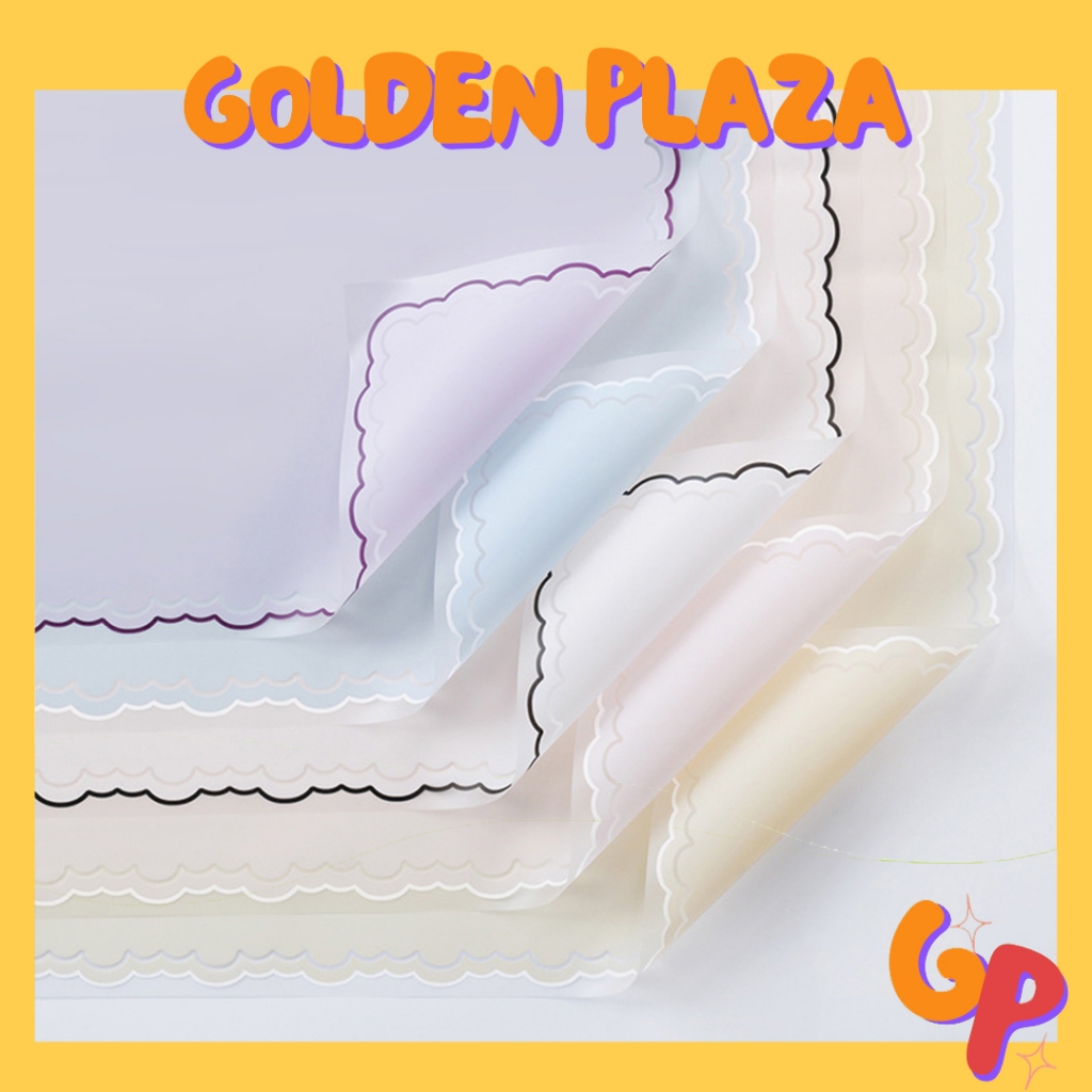 

(1 PACK ISI 20 LEMBAR) Flower Wrapping Motif Cloud Cellophane Motif Gelombang Kertas Buket Bunga KB6180