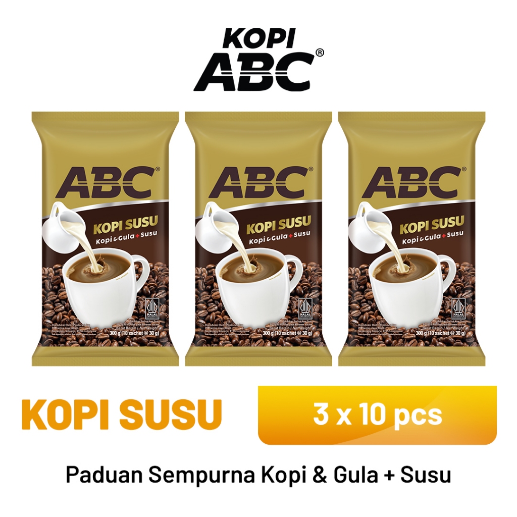 

ABC Susu Kopi 3 Pack (10 x 30 gr)