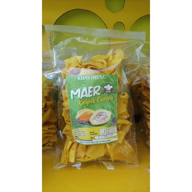 

Kripik Carica Khas Dieng Wonosobo