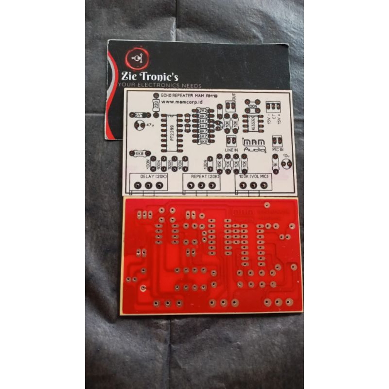 PCB ECHO REPEATER RM18 EFEK MIC MAM