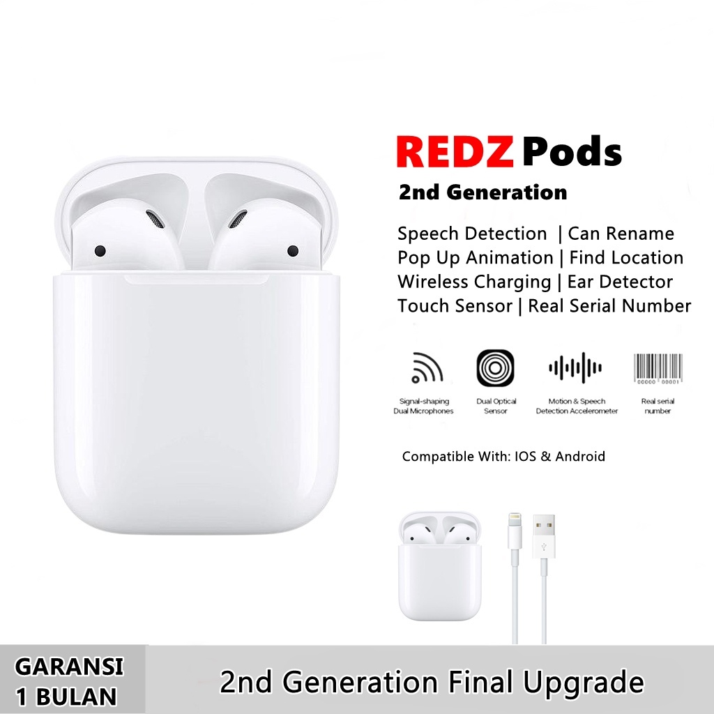Ori Pods Gen 2 Wireless Charging Case / IMEI & Serial Number Detectable