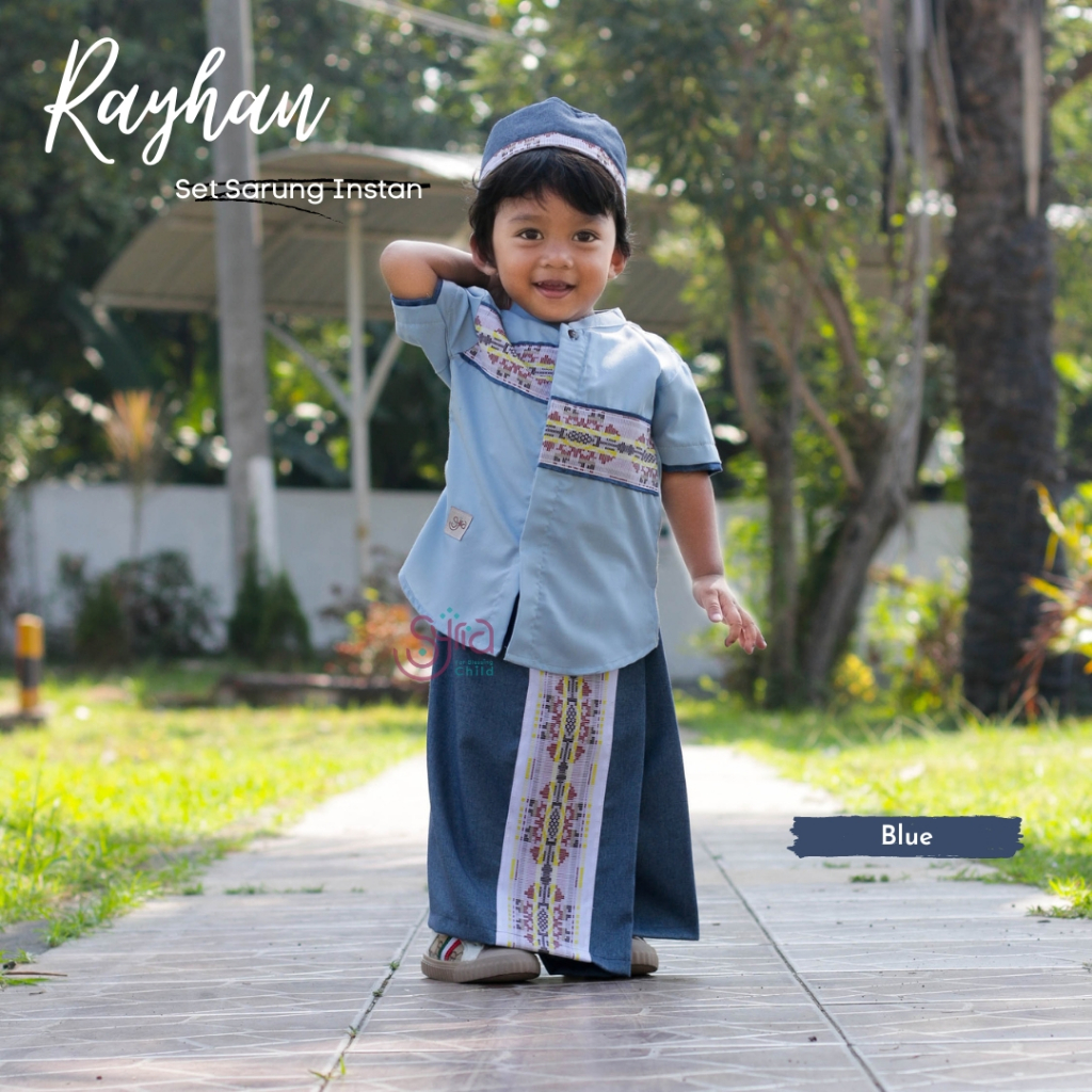 SET KOKO DAN SARUNG ANAK / SARUNG INSTAN ANAK/ SET SARUNG KOKO REYHAN BY VELIZA