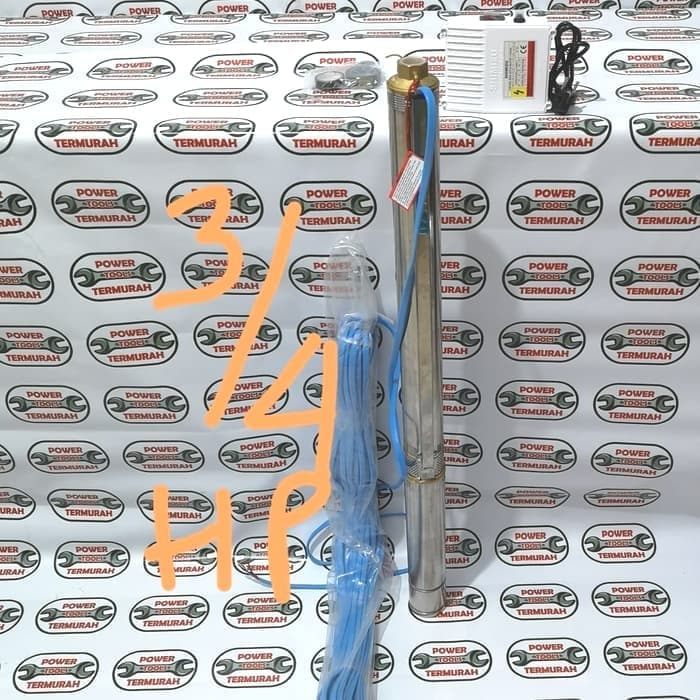 

Pompa Celup 3/4 HP 0.75 SHIMIZU SP 321K Submersible 3" Satelit Tanam