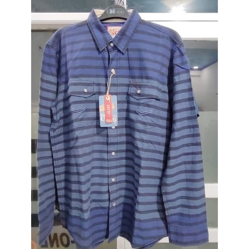 Kemeja Used kemeja flanel pria original by BOS 003