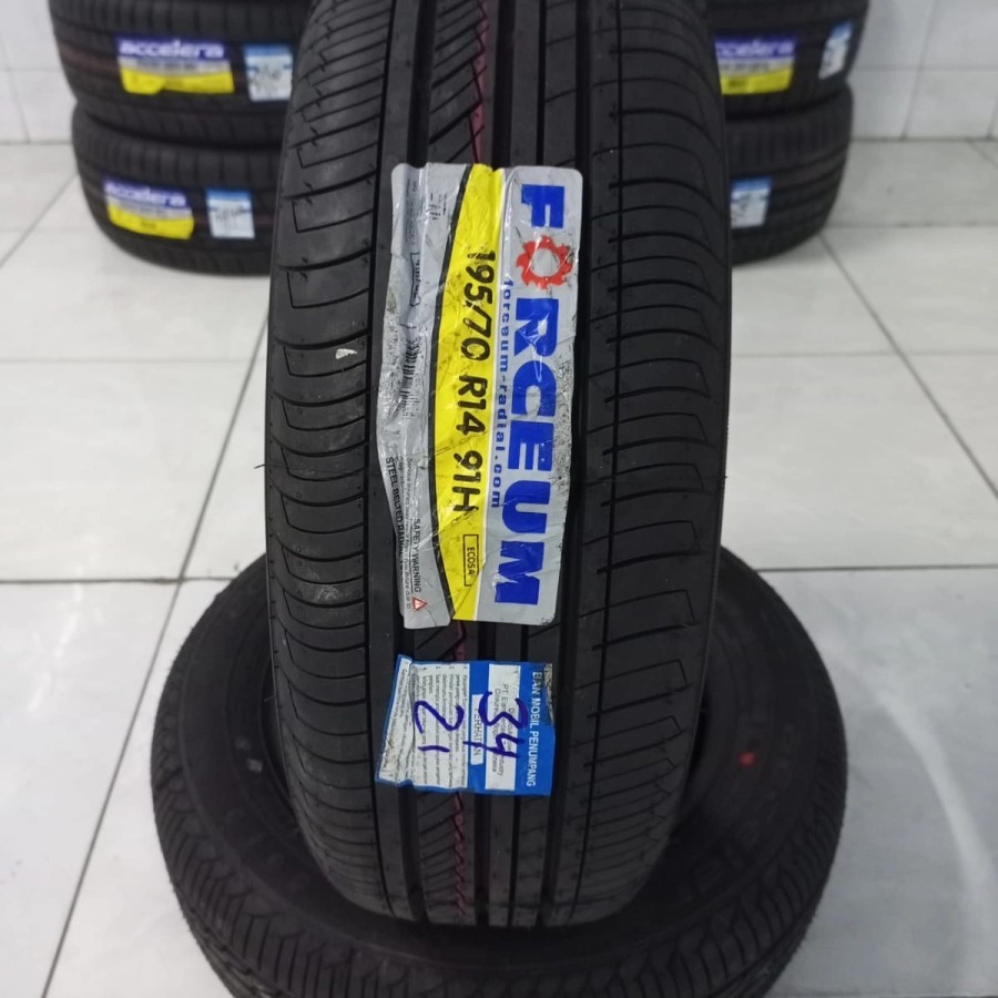 Jual ban tubeles ukuran 195 70 R14 Merk forceum ecosa