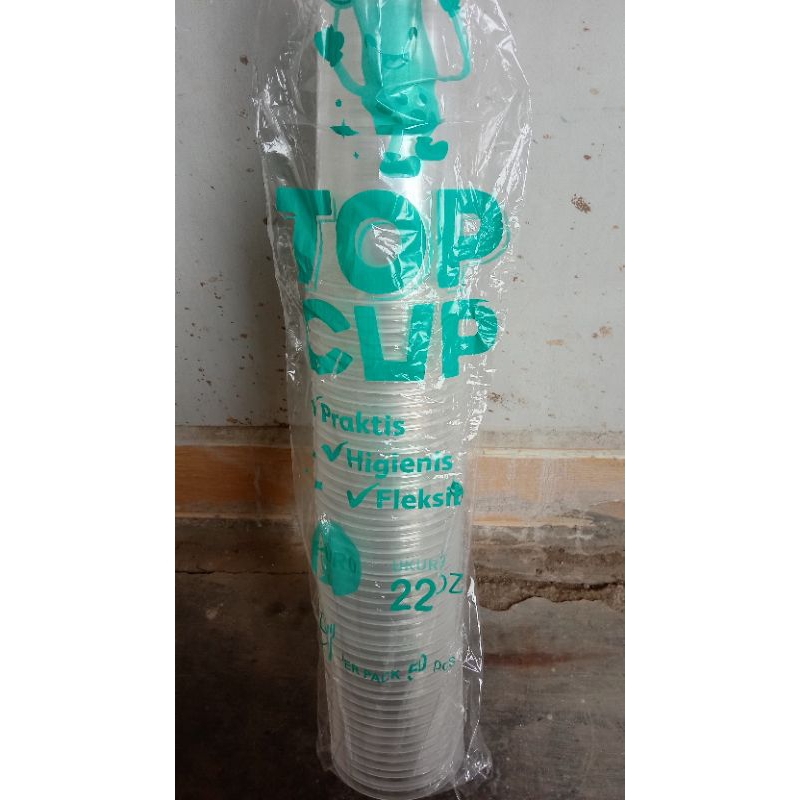 molding gelas top cup 22 oz datar