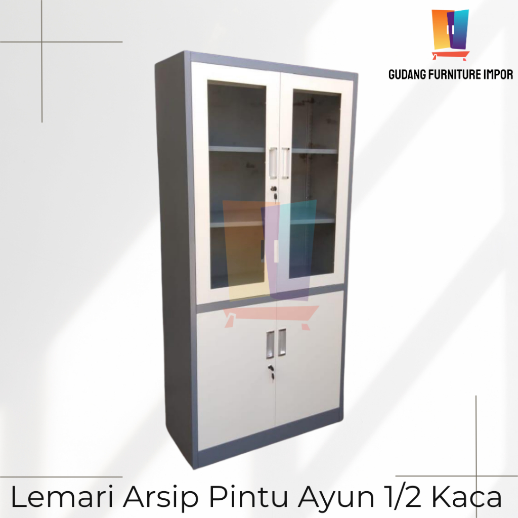 Lemari Arsip Besi / Lemari Arsip / Lemari Kantor Besi / Lemari Arsip Besi Kaca / Lemari Arsip Kaca
