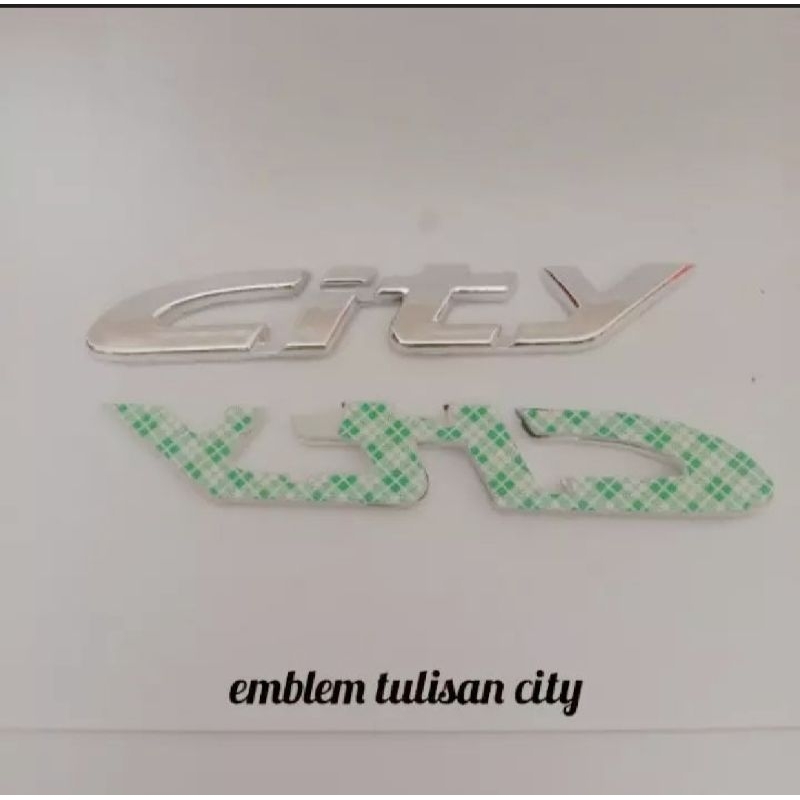 Emblem logo honda city tahun lama