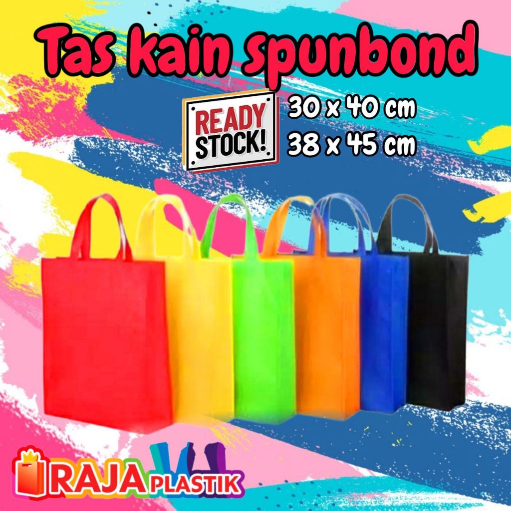 

Tas Kain Bahan Spunbond 30x40 dan 38x45cm