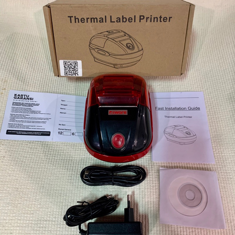 Printer label thermal IWARE PB582