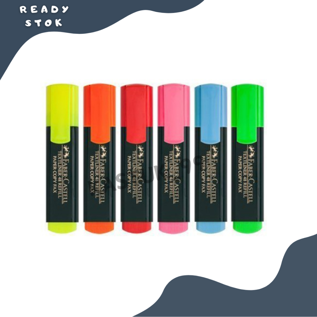 

TEXTLINER 48 15 48 15 FABER-CASTELL / STABILO FABER-CASTELL / HIGHLIGHTER FABER-CASTELL ( PCS )