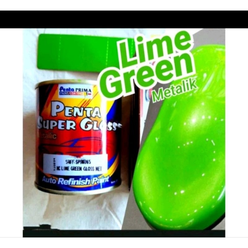 0Cat Hijau Ninja Kawasaki Penta Metalic NC LIME GREEN KAWASAKI  -Cat Mobil Motor Sepeda 1kg