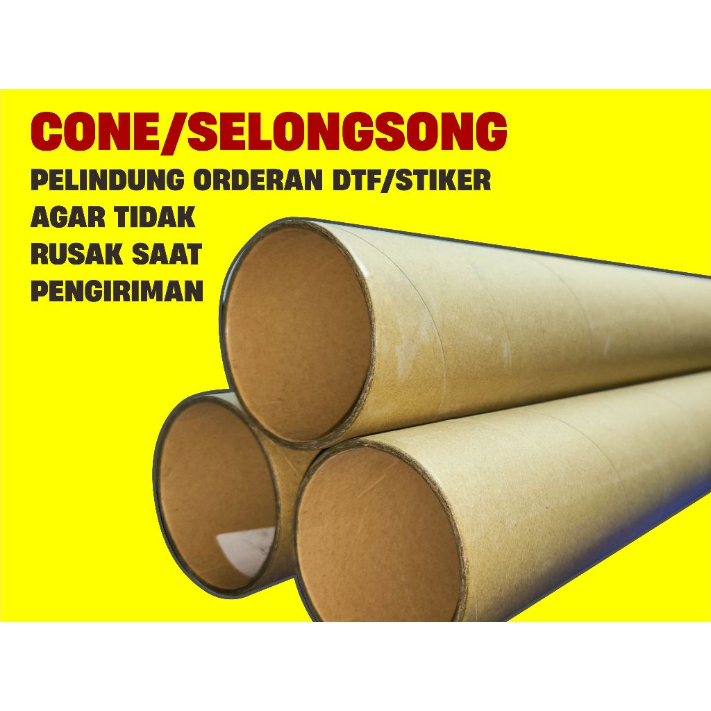 

CONE KONES SELONGSONG PELINDUNG KERTAS DTF STIKER