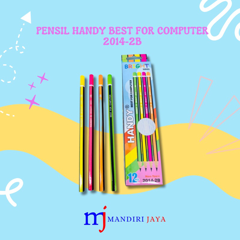 

PENSIL HANDY 2B BEST FOR COMPUTER 2014-2B (PCS)