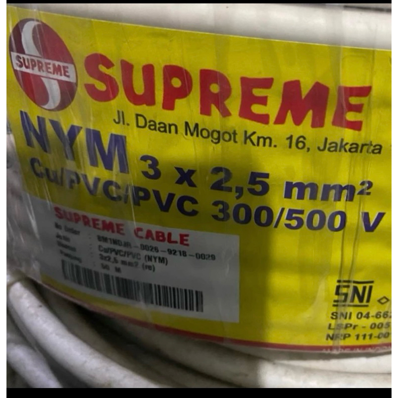 KABEL NYM 3x2.5 mm Supreme 50meter