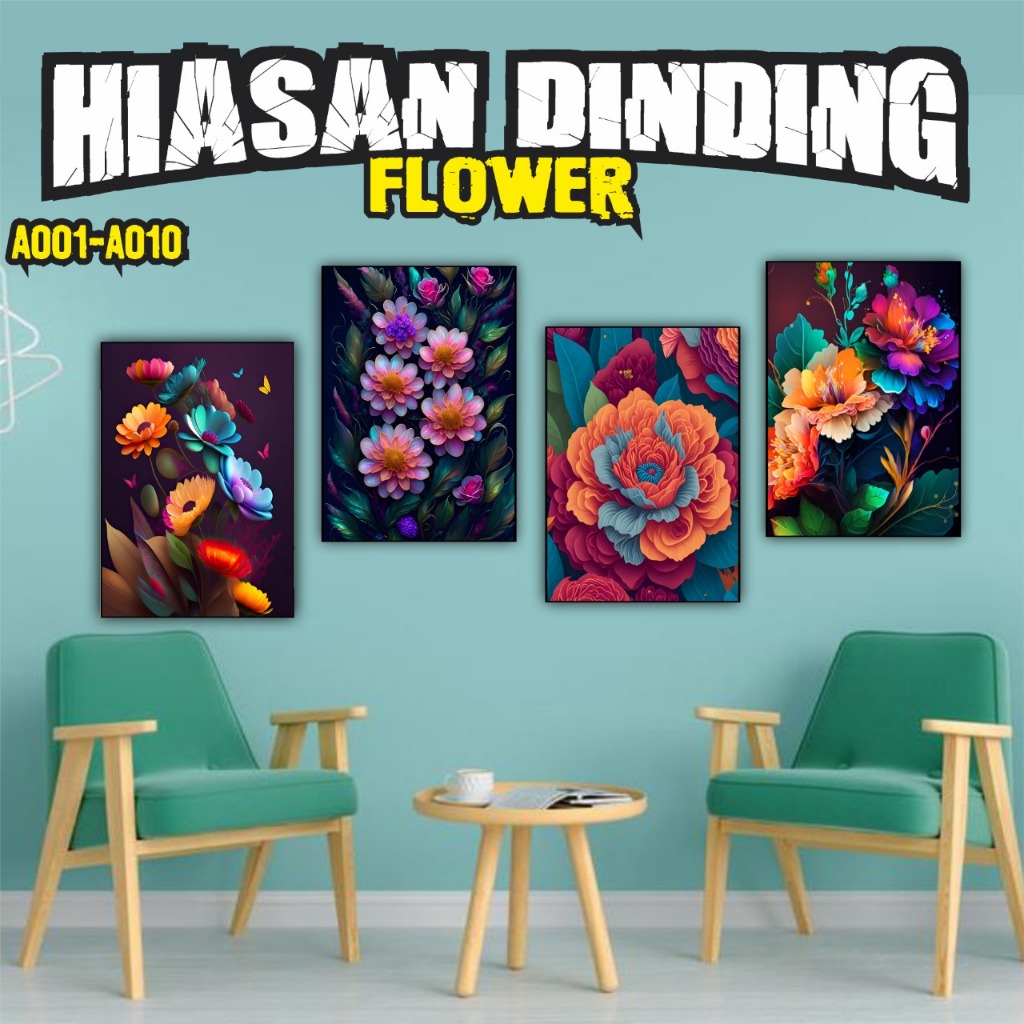 HIASAN DINDING BUNGA AESTHETIC HIASAN DINDING HIASAN KAMAR AESTHETIC