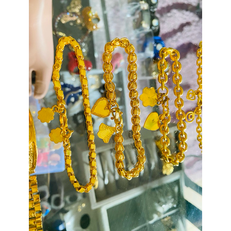 GELANG MOTIF LAPIS EMAS 99