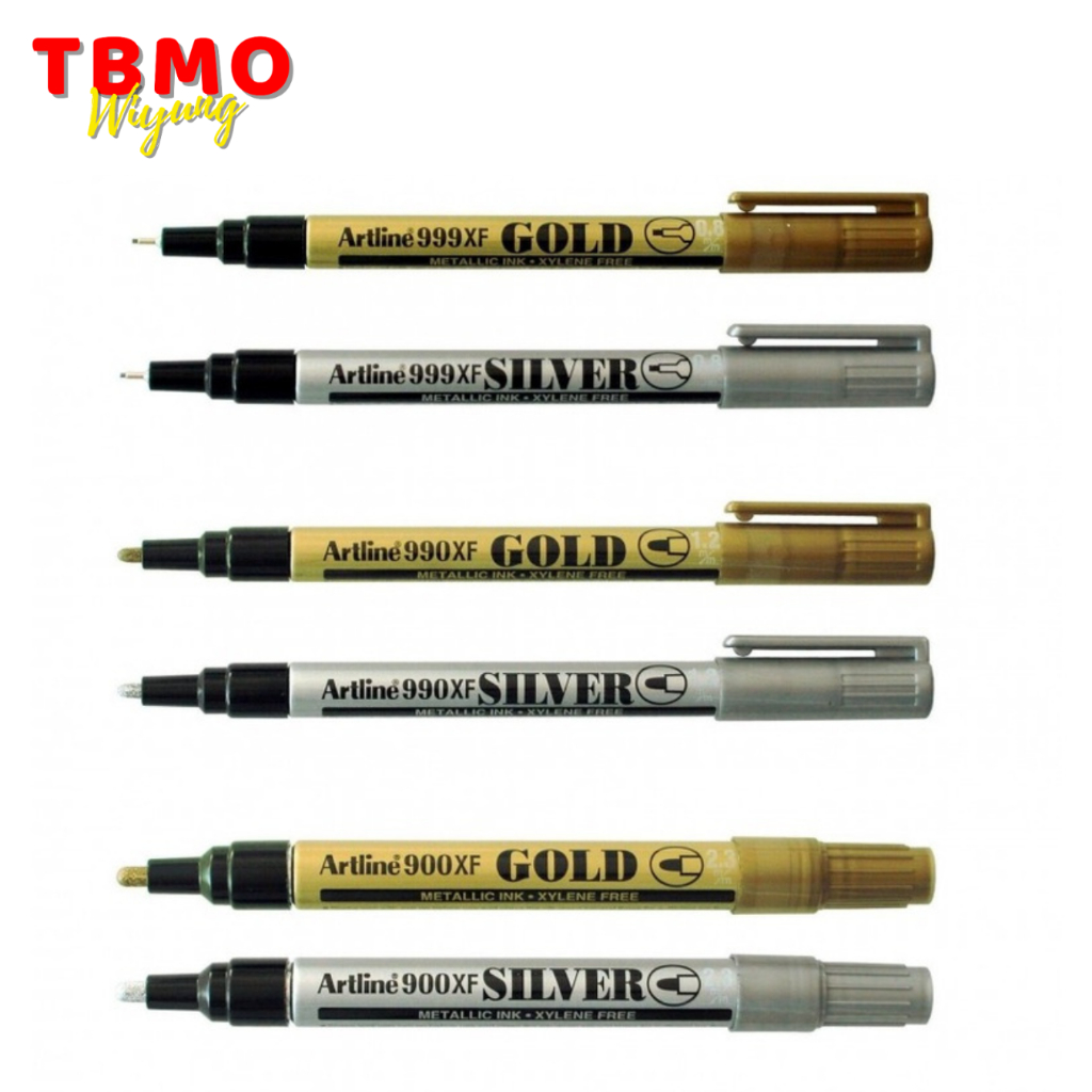 

TBMO Spidol Metallic Artline Permanent EK-900XF EK-990XF EK-999XF Per Pcs