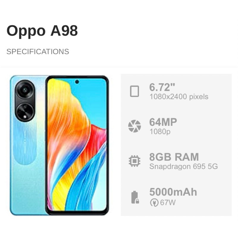 Oppo A98 5G 8/256Gb