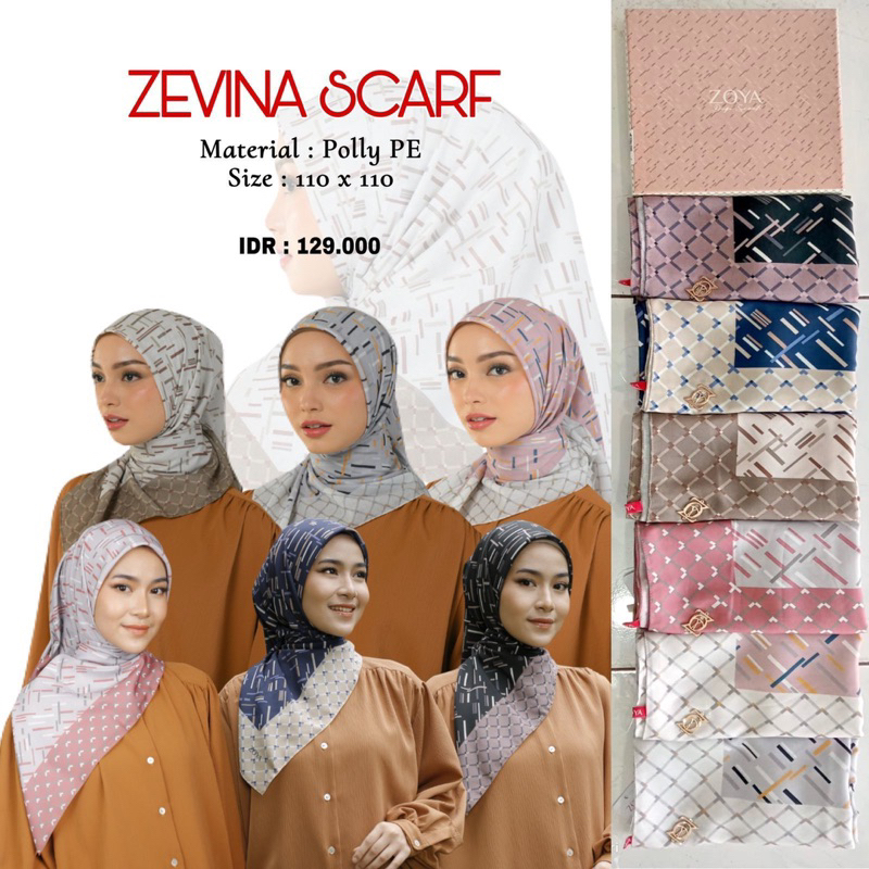 Zoya Zevina scarf - Scarf motif terbaru dari zoya
