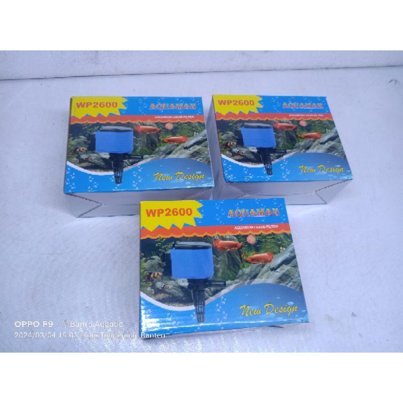 Pompa Aquarium  Aquaman wp2600 / Pompa kolam 2600