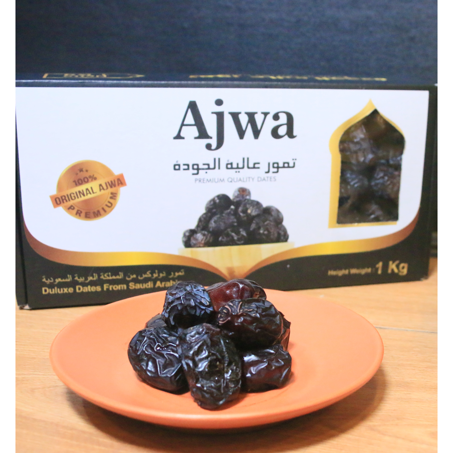 

Kurma Segar Ajwa Madinah 1kg PREMIUM