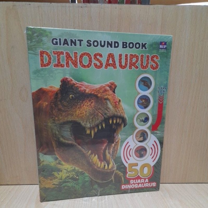 buku anak GIANT SOUND BOOK DINOSAURUS .50 SUARA DINOSAURUS.