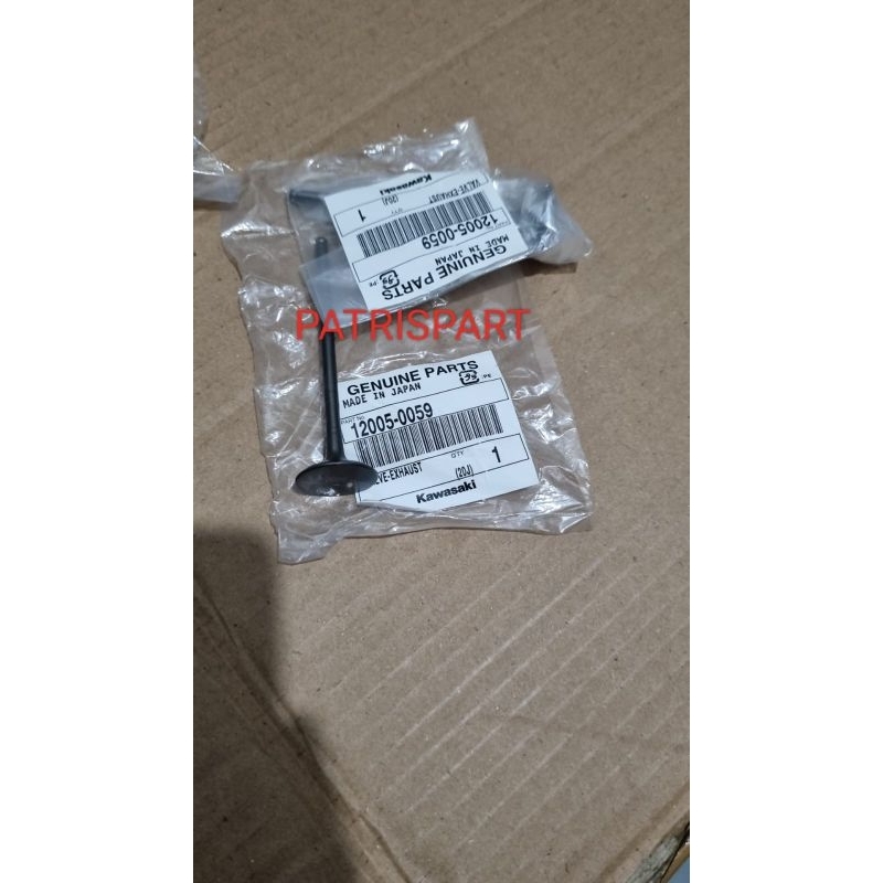 Valve exhaust Klep kelep payung klep Ex ZX10 Zx-10R original kawasaki