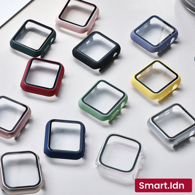 DL iWatch 2 in 1 Screen Protector APPLE WATCH Integrated Case with Tempered Glass o Murah Stok Banya