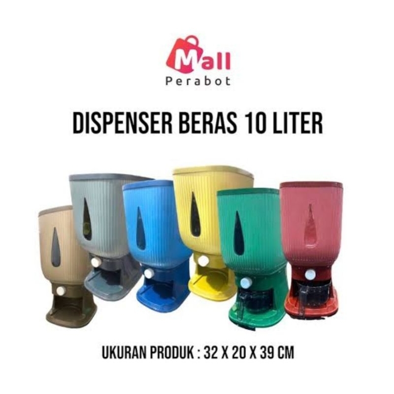 dispenser beras 10 liter