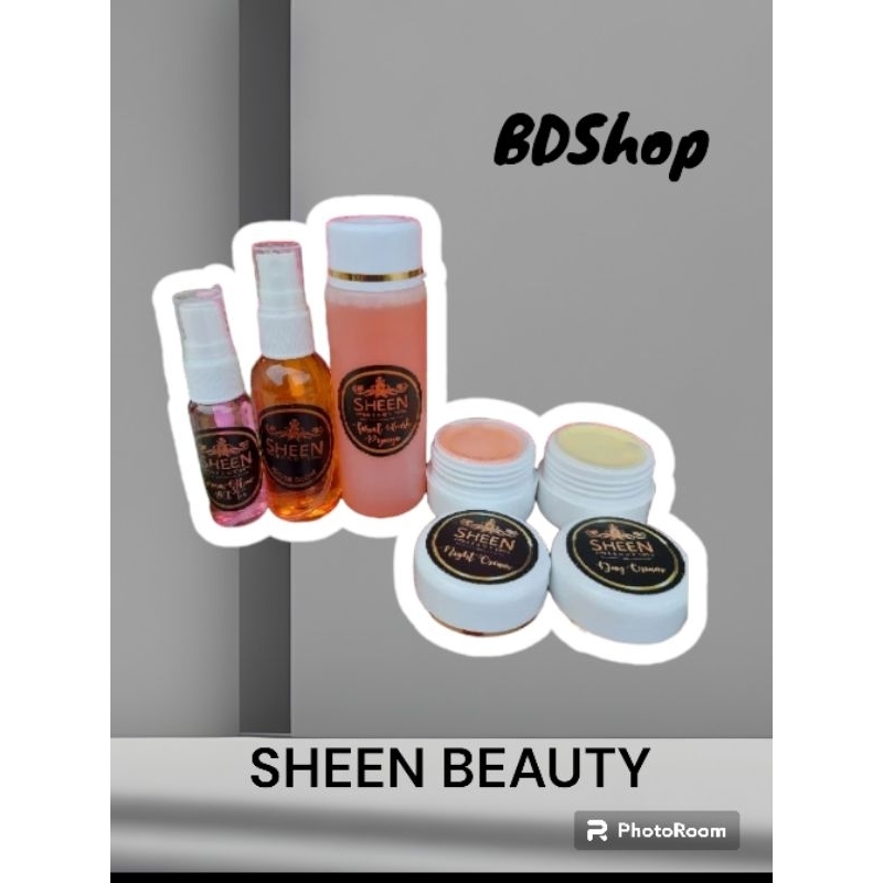 SHEEN BEAUTY ORIGINAL SHEEN STRONG+SERUM WAJAH VIT C PINK (CLEANSER NON PENGELUPASAN)