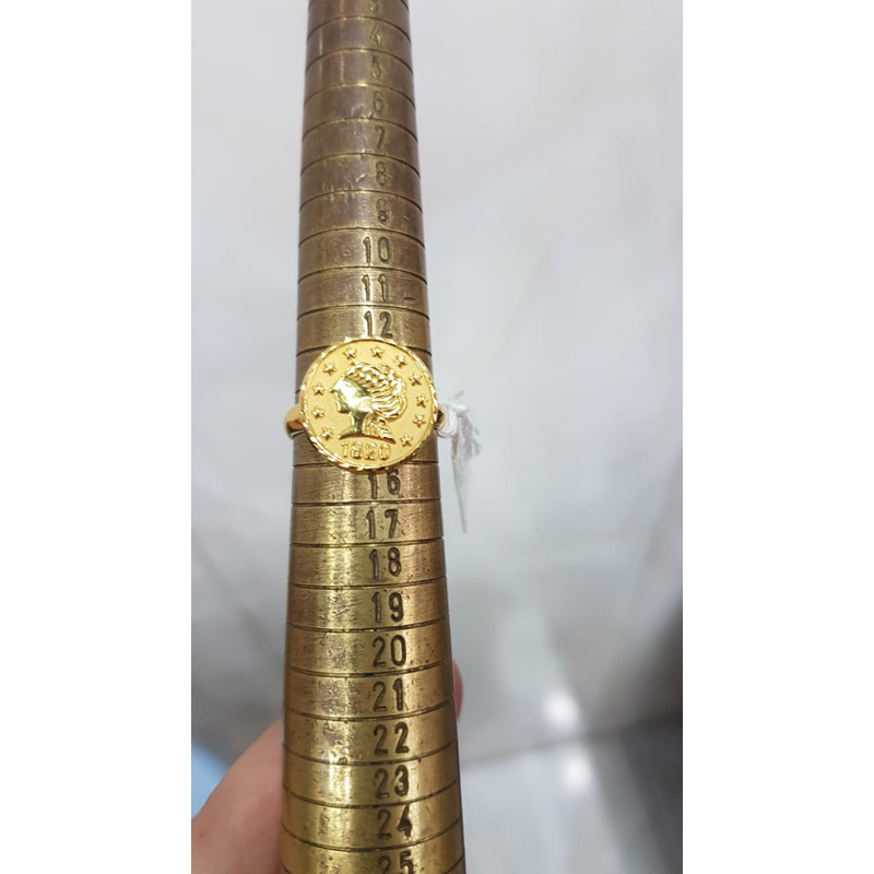 cincin emas asli kadar 700 lilit koin dollar elisabeth