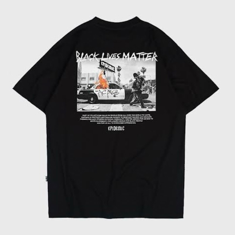 Kaos Polos Hitam Oversize