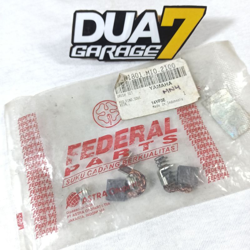 Arang areng cool brush carbon karbon starter set yamaha mio soul fino xeon original federal