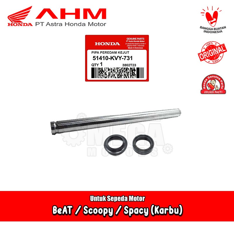Pipa As Bambu Shock Depan Honda BeAT Scoopy Karbu Original AHM 51410-KVY-731