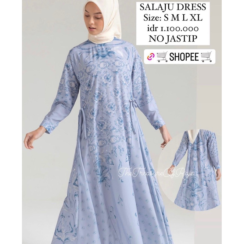 Salaju Dress Riamiranda Minang Dekade RM Abaya Kaftan Wanita Kemeja Ria Miranda