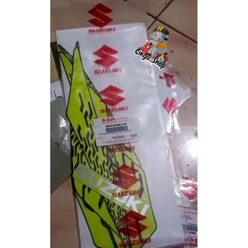 Striping Playfull Suzuki Address 110 cc SGP Original 100% Warna kuning