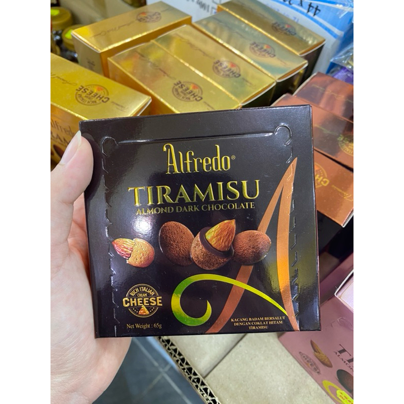 alfredo tiramisu almond chocolate 65gr